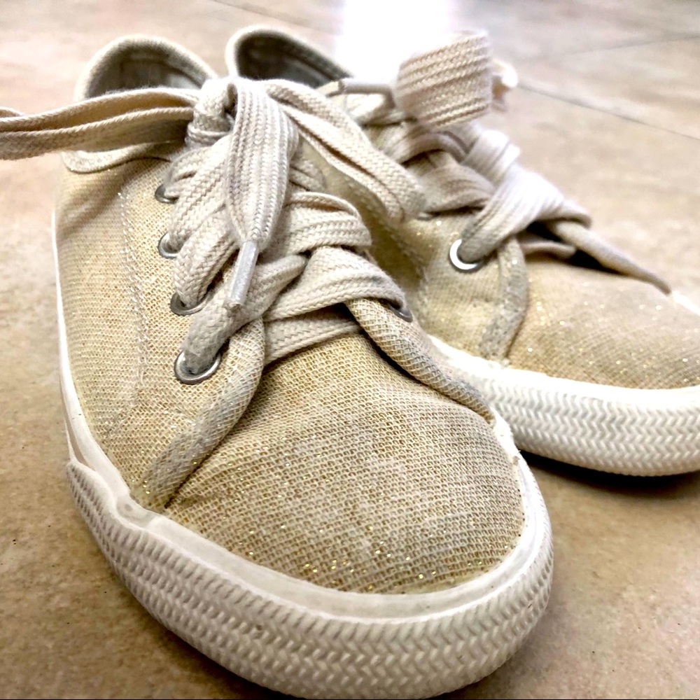 Gold Sperry Top-Sider Shoes Size 13M